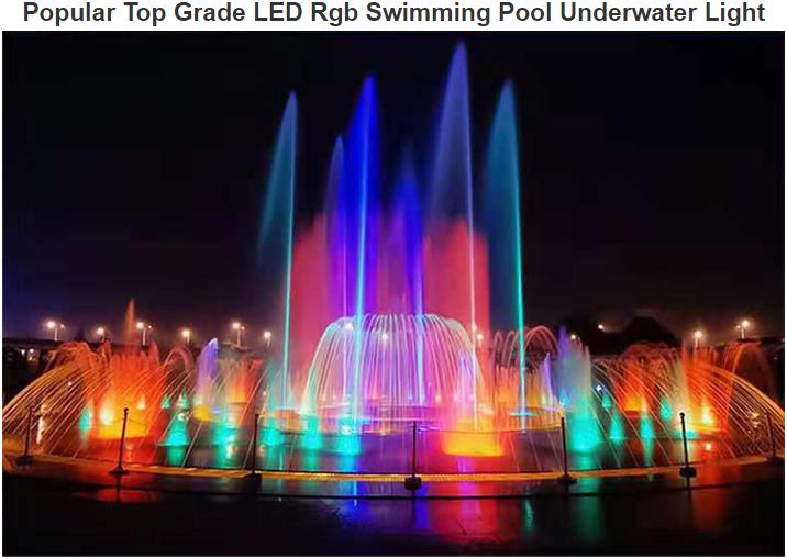 populārā augstākā līmeņa LED Rgb peldošā apvalka zemūdens gaisma