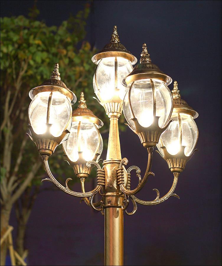 Jauns dizaina ārējās dekoracijas Garden Street Lamp Pole